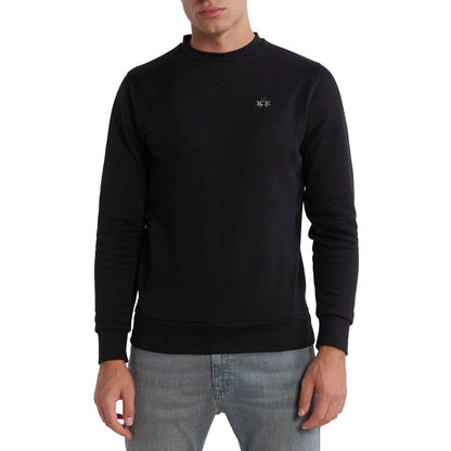 Black Cotton Sweater - The Luxe Alliance