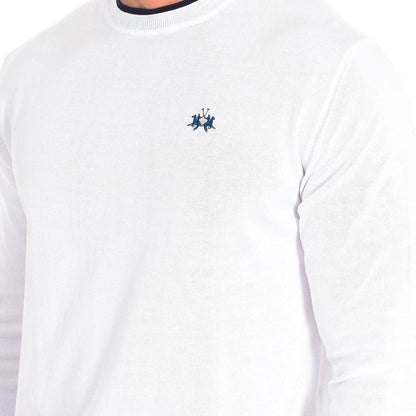 White Cotton Sweater - The Luxe Alliance