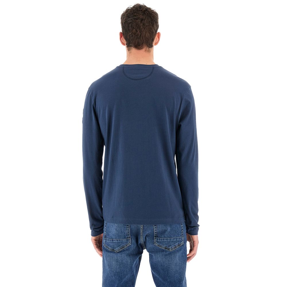 Blue Cotton T-Shirt - The Luxe Alliance