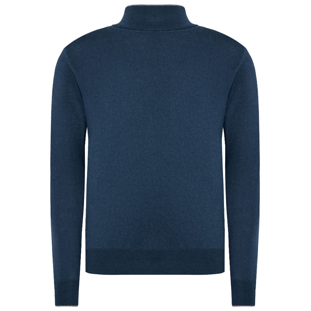 Blue Acrylic Sweater - The Luxe Alliance