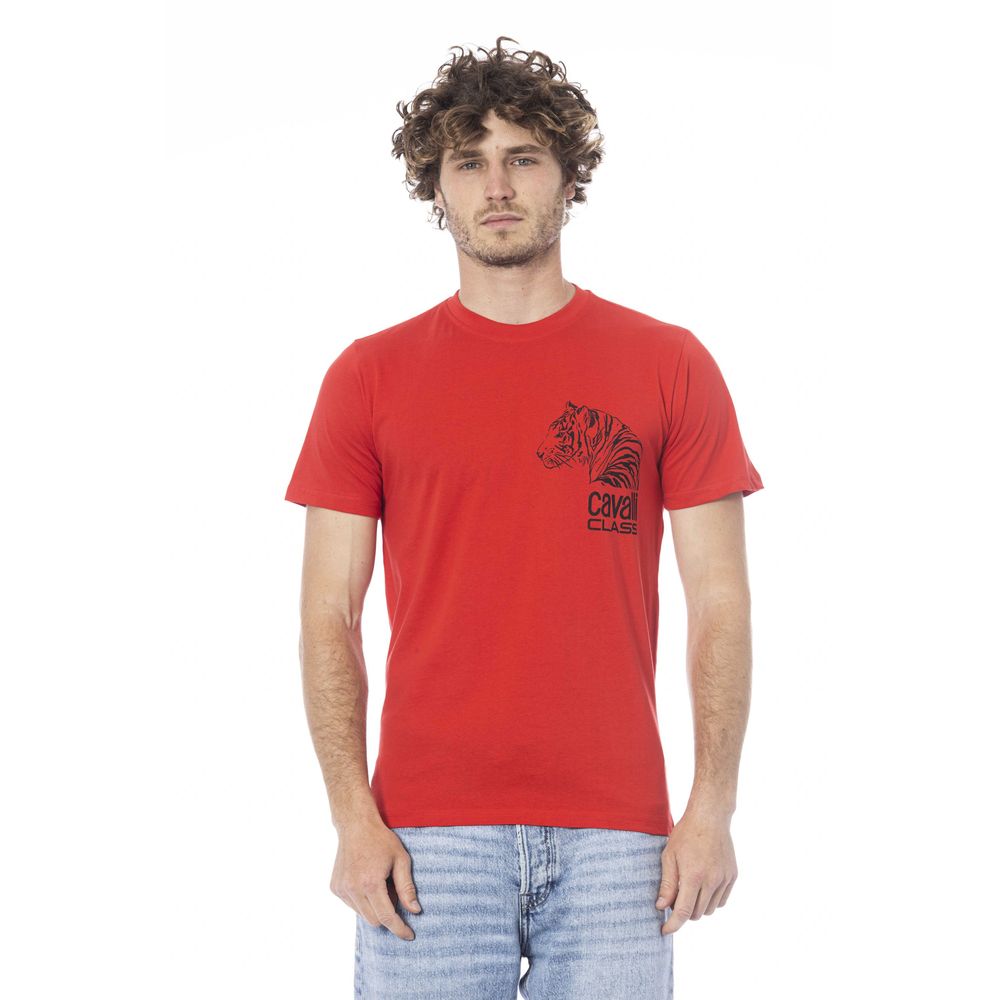 Red Cotton Men T-Shirt - The Luxe Alliance