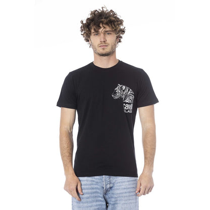 Black Cotton Men T-Shirt - The Luxe Alliance