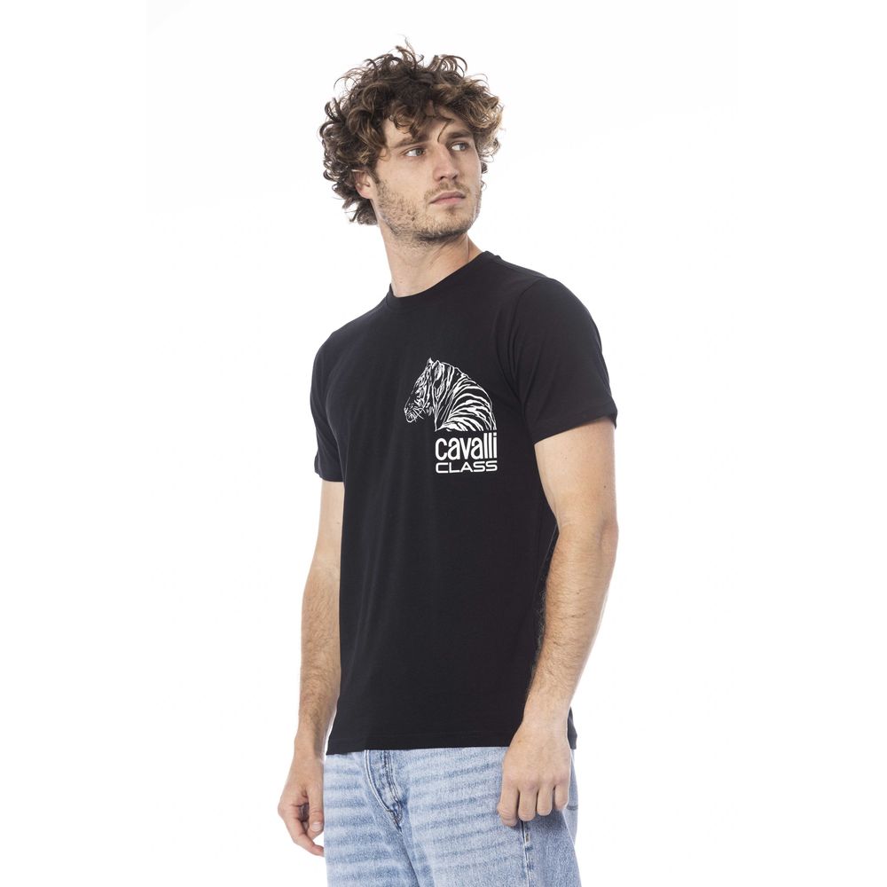 Black Cotton Men T-Shirt - The Luxe Alliance