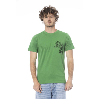 Green Cotton Men T-Shirt - The Luxe Alliance