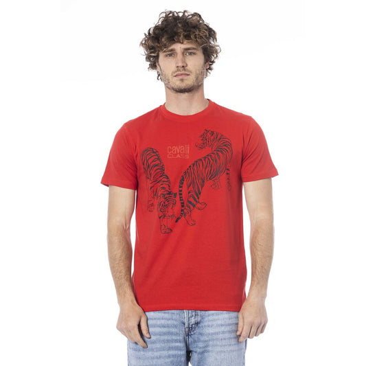 Red Cotton Men T-Shirt - The Luxe Alliance