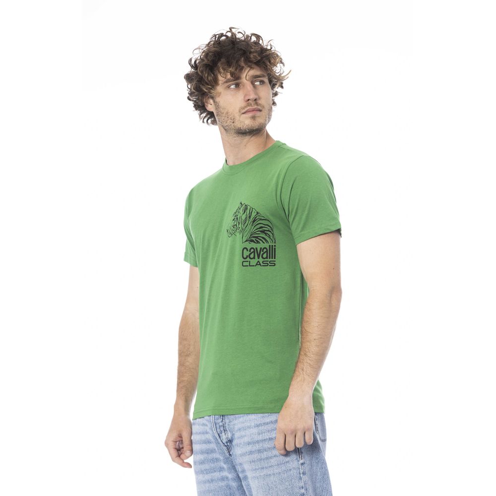 Green Cotton Men T-Shirt - The Luxe Alliance