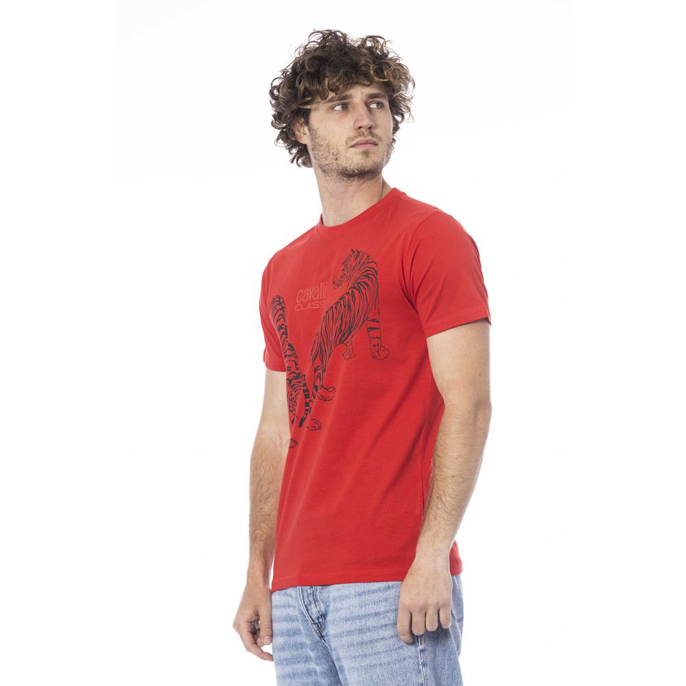 Red Cotton Men T-Shirt - The Luxe Alliance