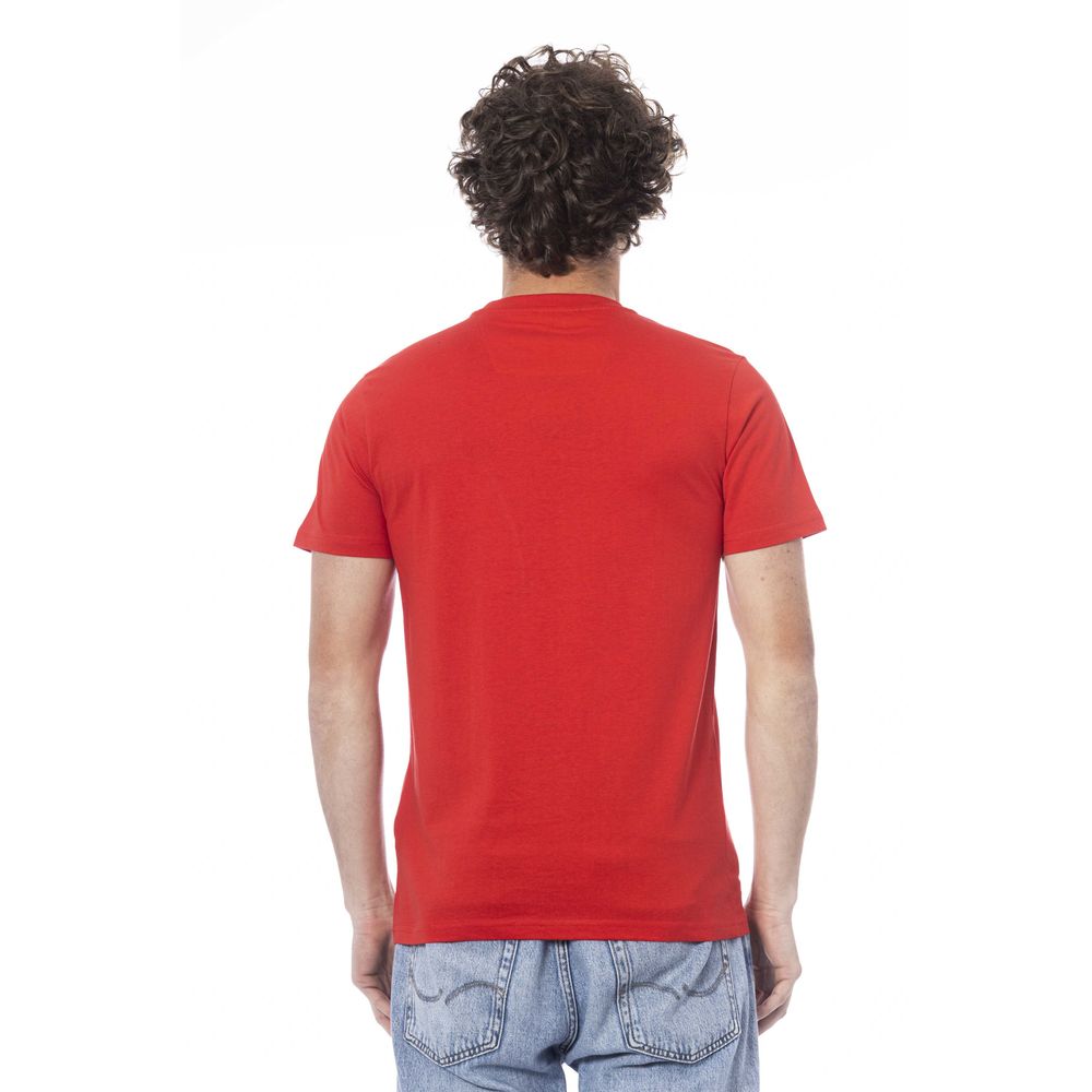 Red Cotton Men T-Shirt - The Luxe Alliance