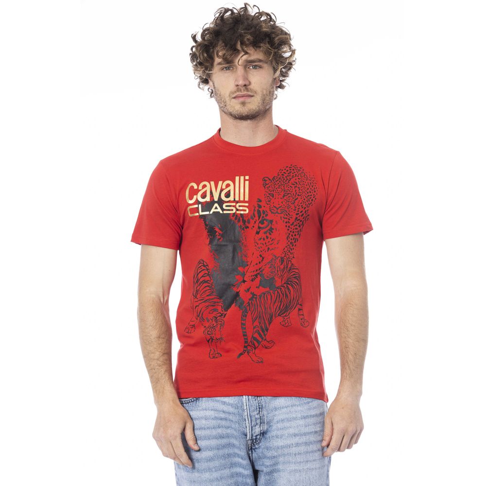 Red Cotton Men T-Shirt - The Luxe Alliance