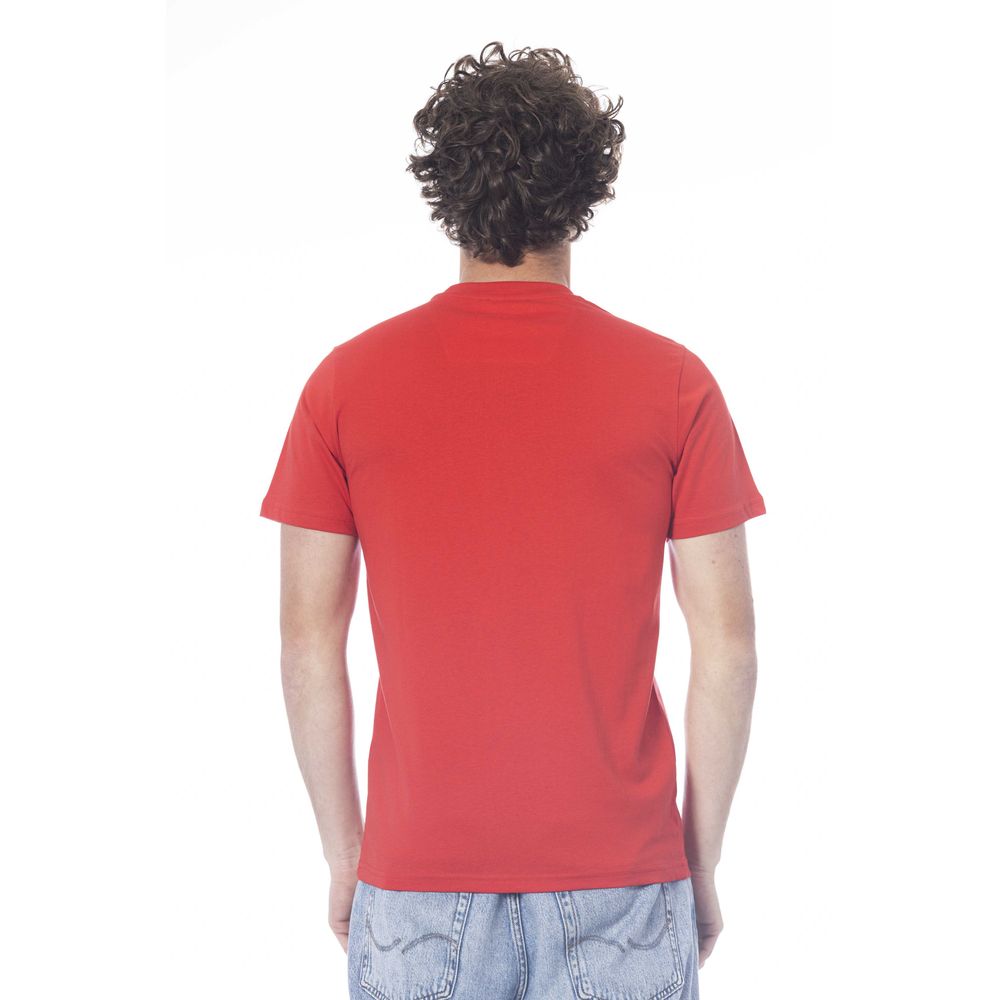 Red Cotton Men T-Shirt - The Luxe Alliance