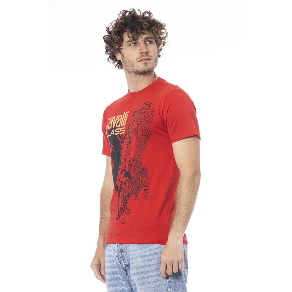 Red Cotton Men T-Shirt - The Luxe Alliance