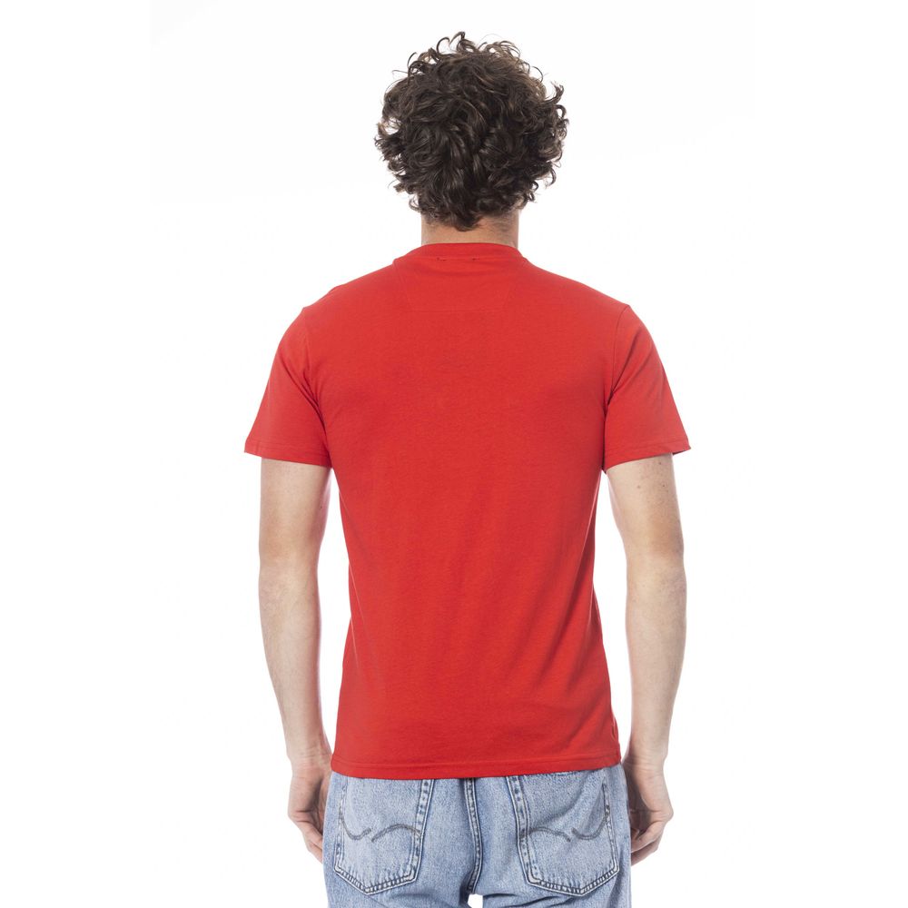 Red Cotton Men T-Shirt - The Luxe Alliance