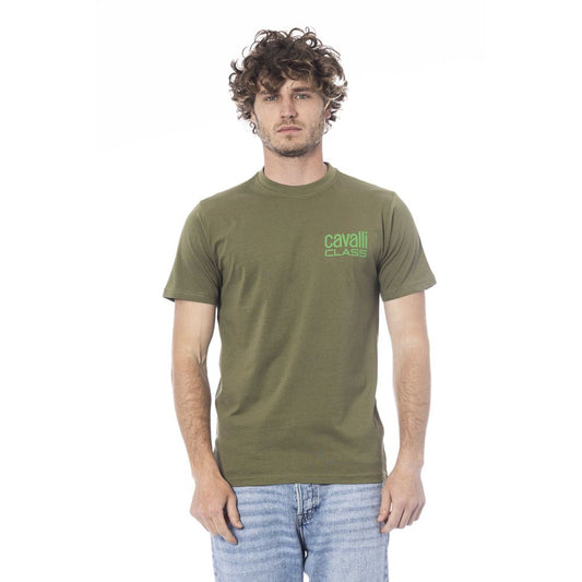 Green Cotton Men T-Shirt - The Luxe Alliance