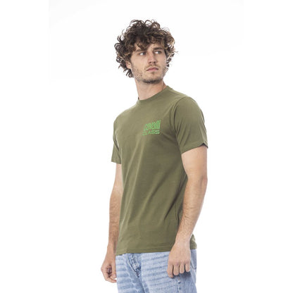 Green Cotton Men T-Shirt - The Luxe Alliance