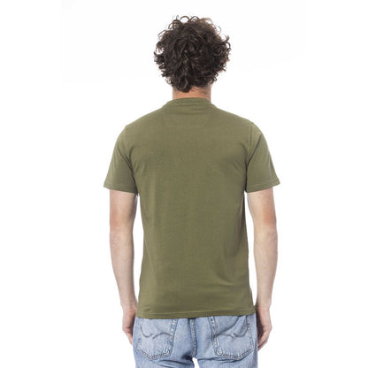 Green Cotton Men T-Shirt - The Luxe Alliance