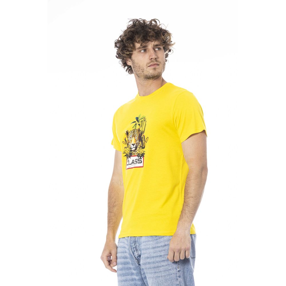 Yellow Cotton Men T-Shirt - The Luxe Alliance