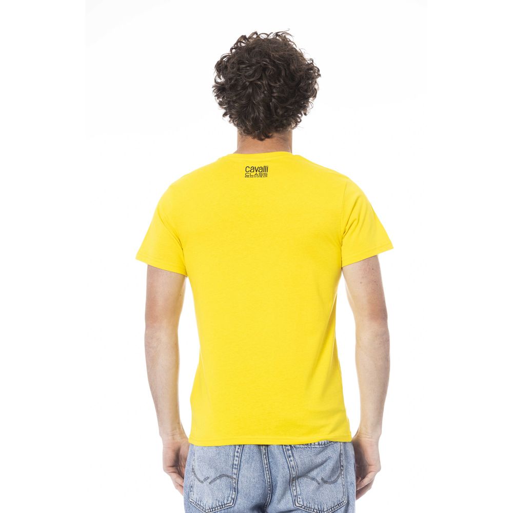 Yellow Cotton Men T-Shirt - The Luxe Alliance