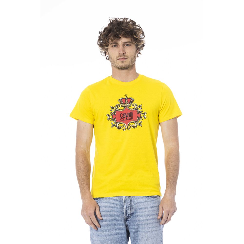 Yellow Cotton Men T-Shirt - The Luxe Alliance