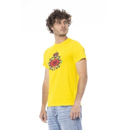 Yellow Cotton Men T-Shirt - The Luxe Alliance