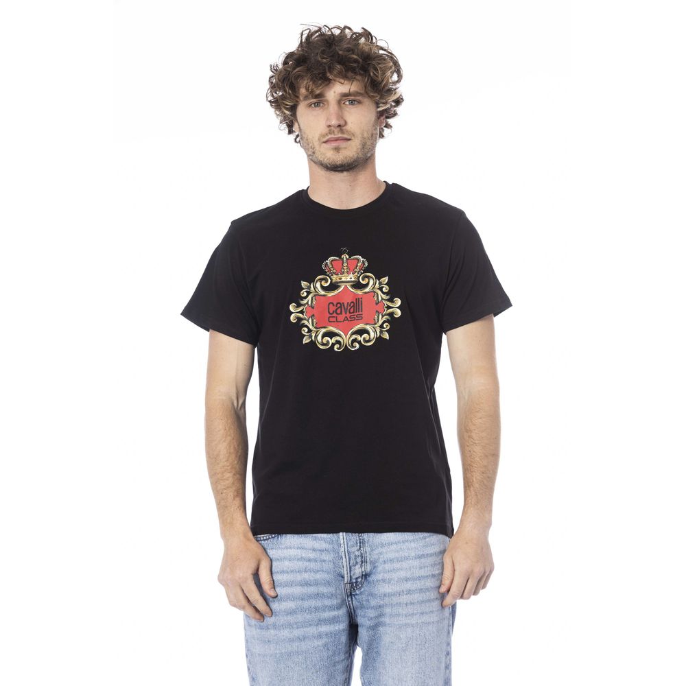 Black Cotton Men T-Shirt - The Luxe Alliance