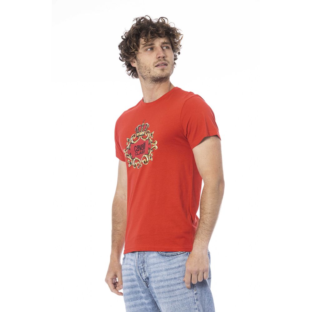 Red Cotton Men T-Shirt - The Luxe Alliance