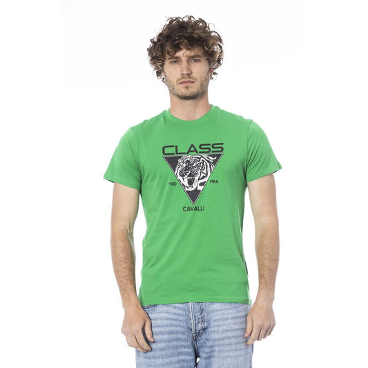 Green Cotton Men T-Shirt - The Luxe Alliance