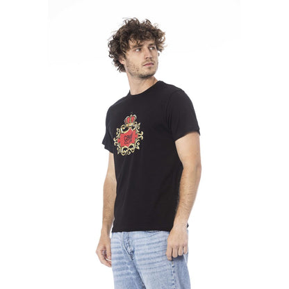 Black Cotton Men T-Shirt - The Luxe Alliance