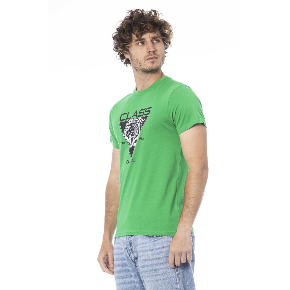 Green Cotton Men T-Shirt - The Luxe Alliance