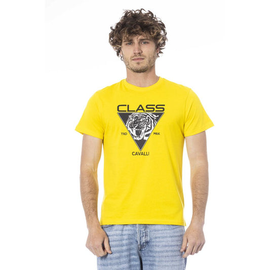 Yellow Cotton Men T-Shirt - The Luxe Alliance