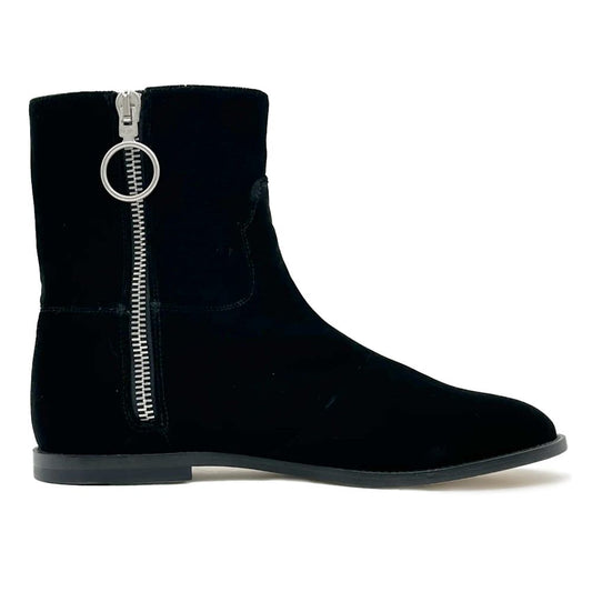 Black Leather Di Calfskin Boot - The Luxe Alliance