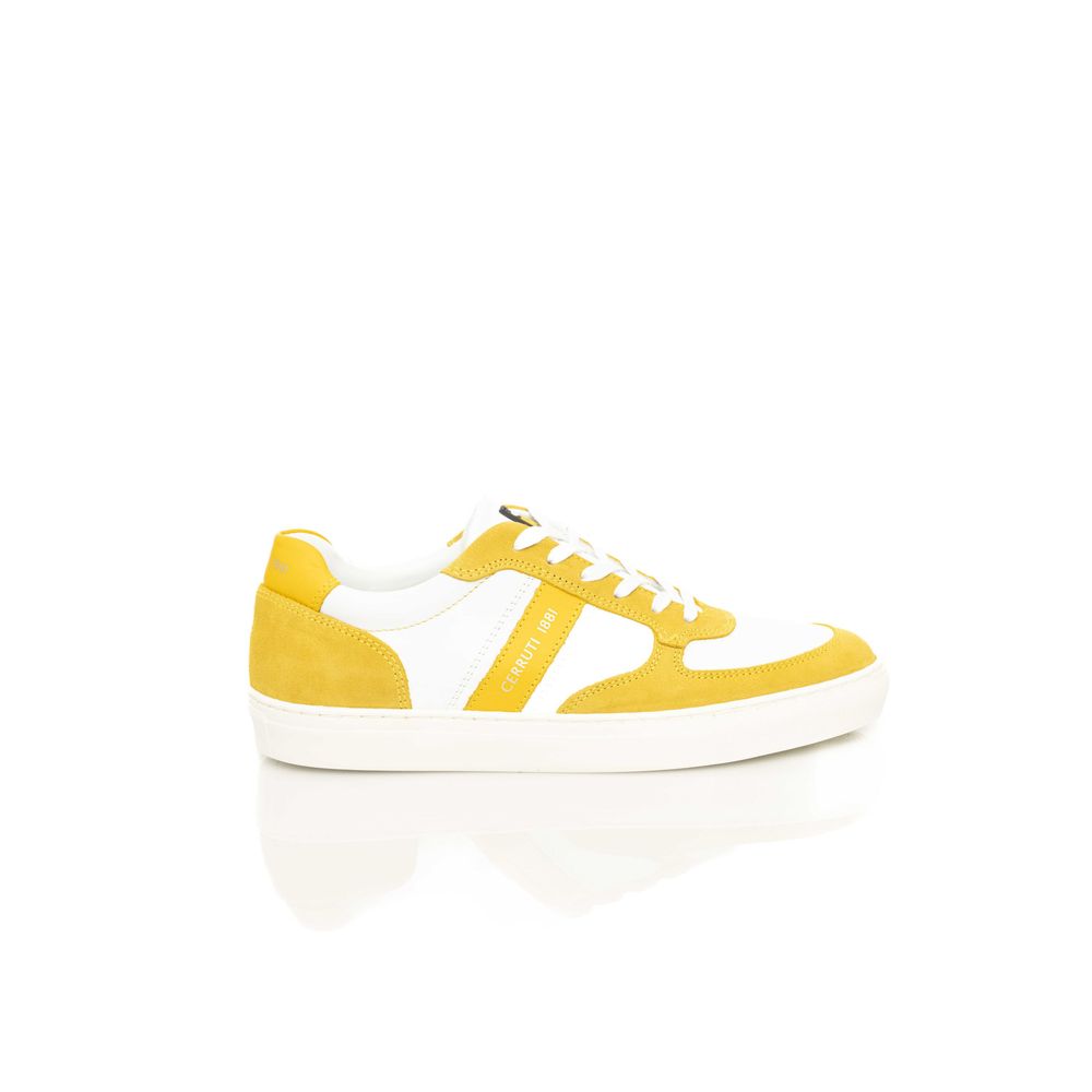 Yellow Leather Mens Sneaker - The Luxe Alliance