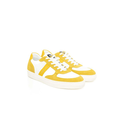 Yellow Leather Mens Sneaker - The Luxe Alliance