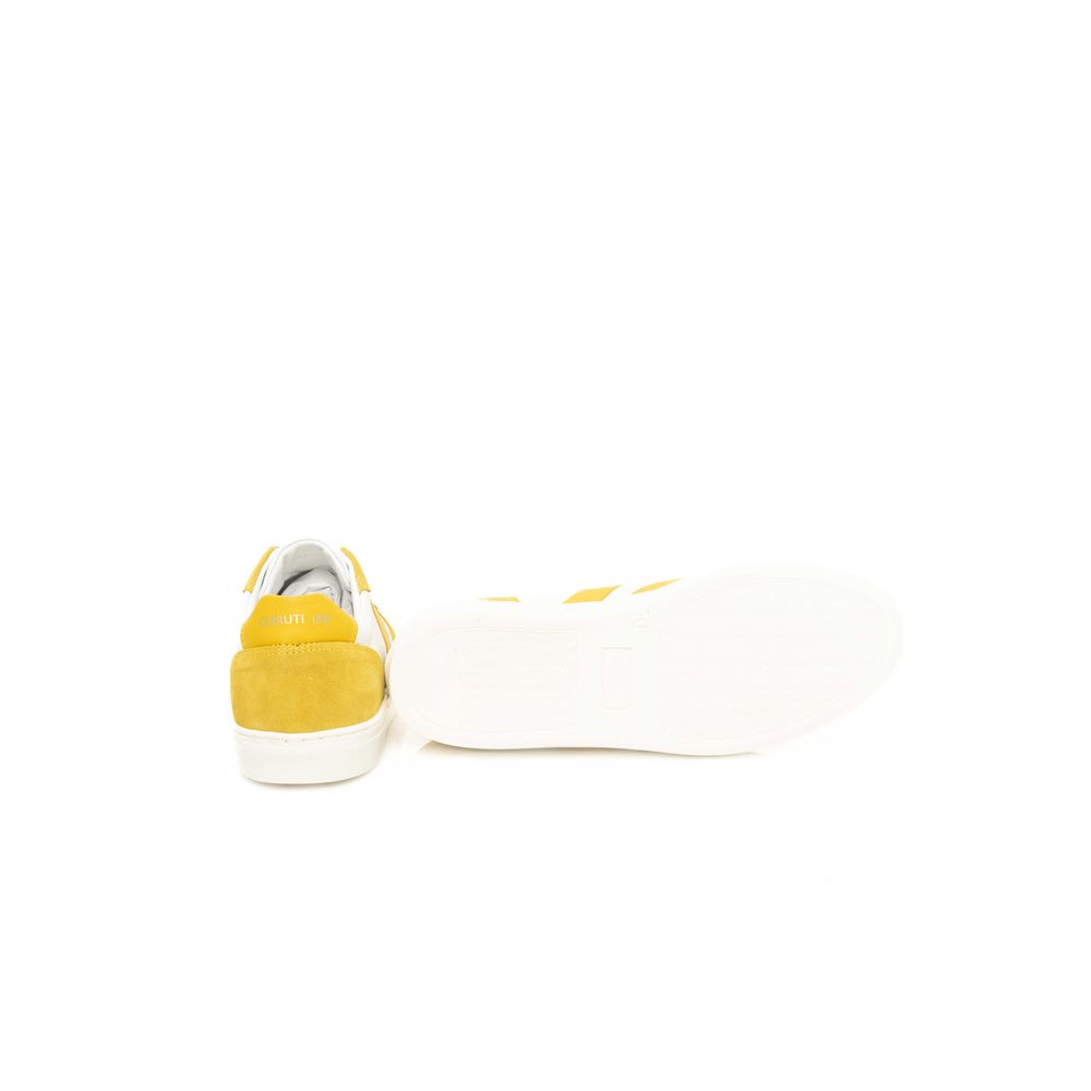 Yellow Leather Mens Sneaker - The Luxe Alliance