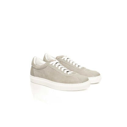 Gray Leather Men's Sneaker - The Luxe Alliance