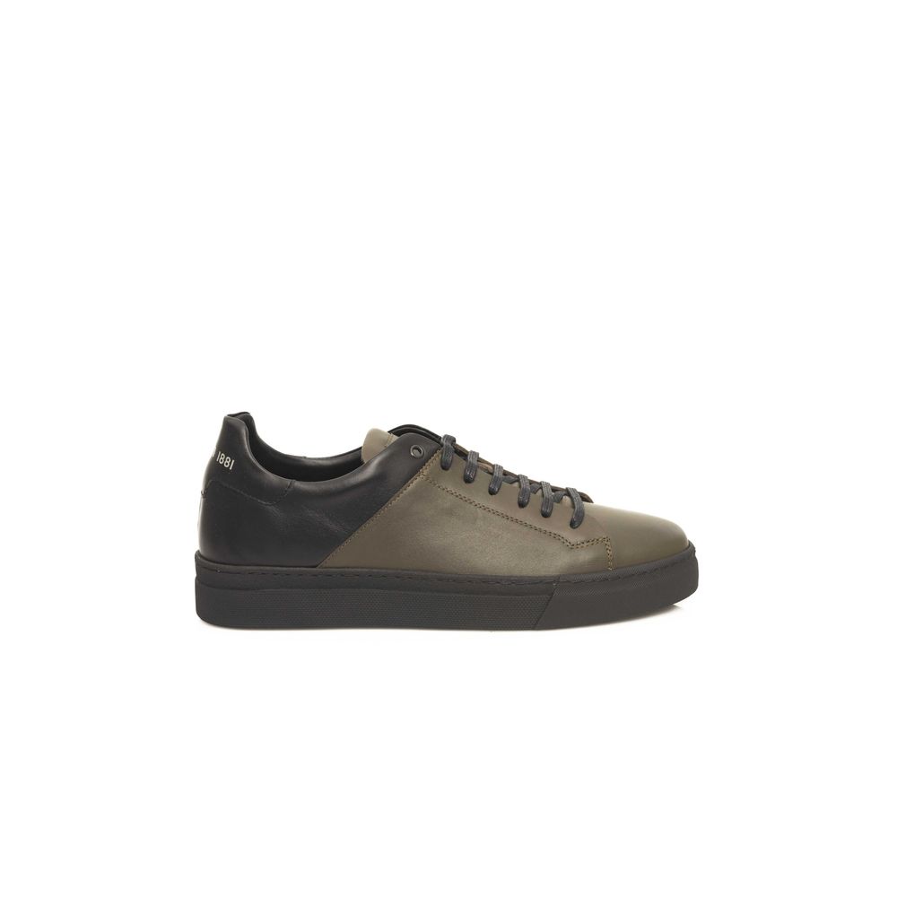 Green Leather Men's Sneaker