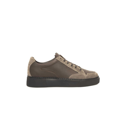 Beige Leather Men Sneaker - The Luxe Alliance