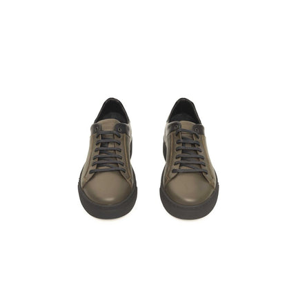 Green Leather Men's Sneaker - The Luxe Alliance