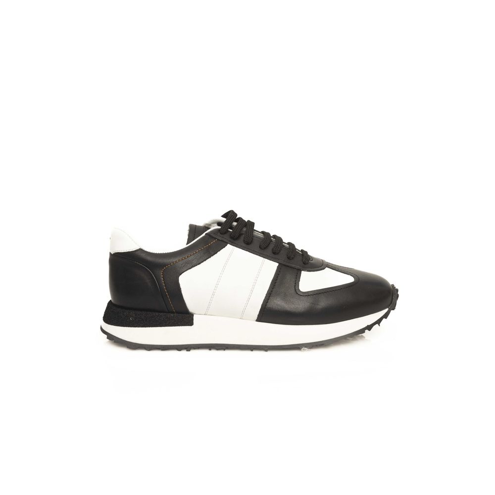  - Black Leather Men Sneaker