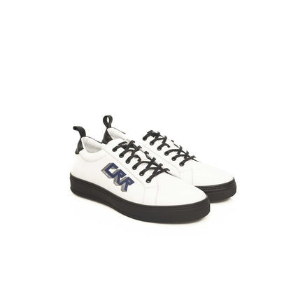  - White Leather Men Sneaker