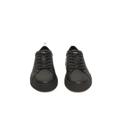  - Black Leather Men Sneaker