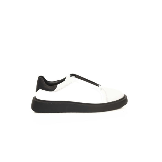  - White Leather Men Sneaker