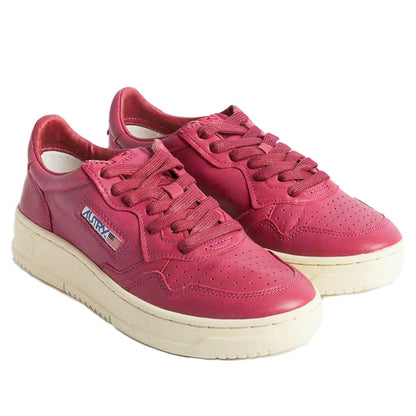  - Fuchsia Leather Di Capra Sneaker