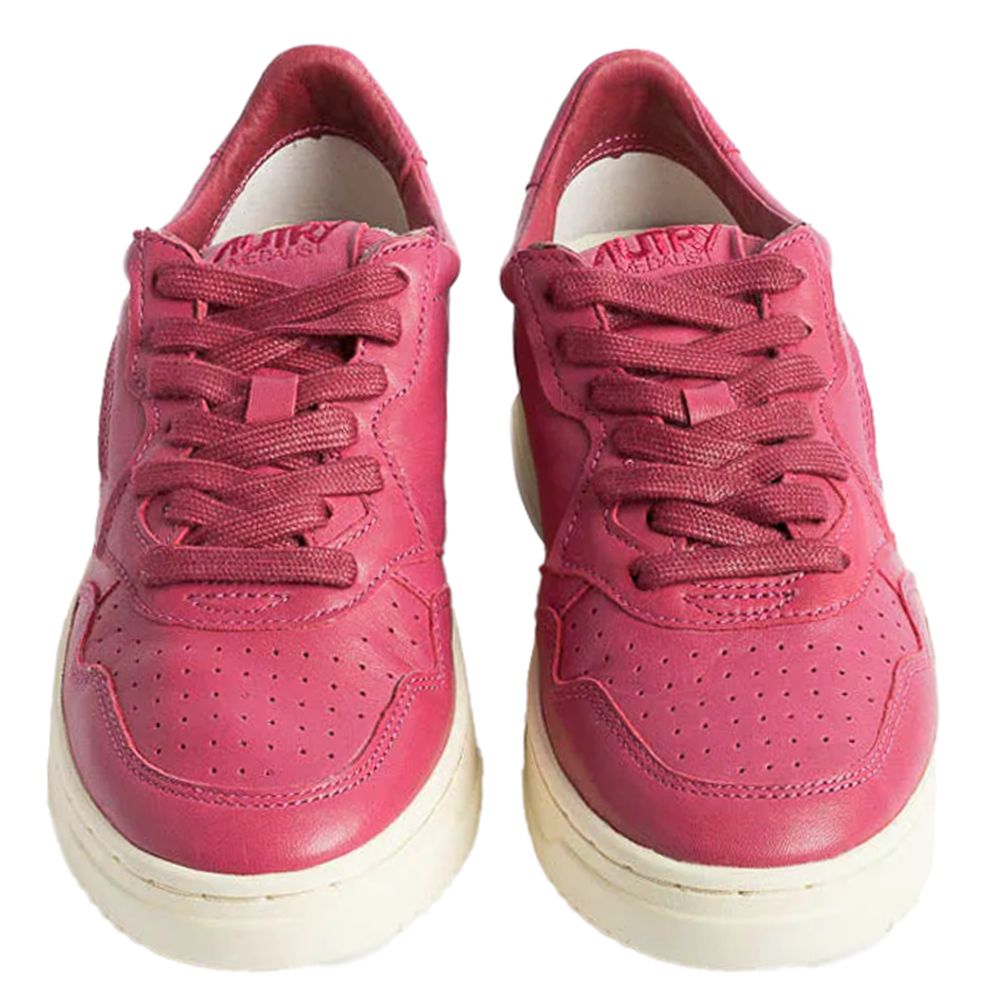  - Fuchsia Leather Di Capra Sneaker