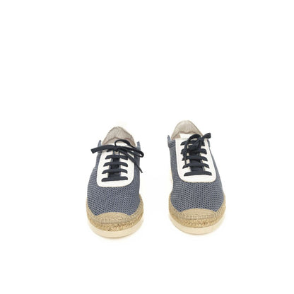  - Blue Polyester Men Sneaker