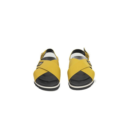  - Yellow Calf Leather Women Sandal