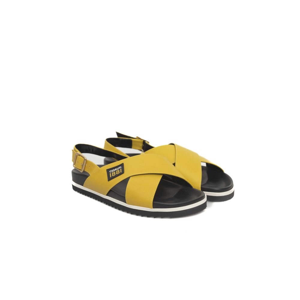  - Yellow Calf Leather Women Sandal