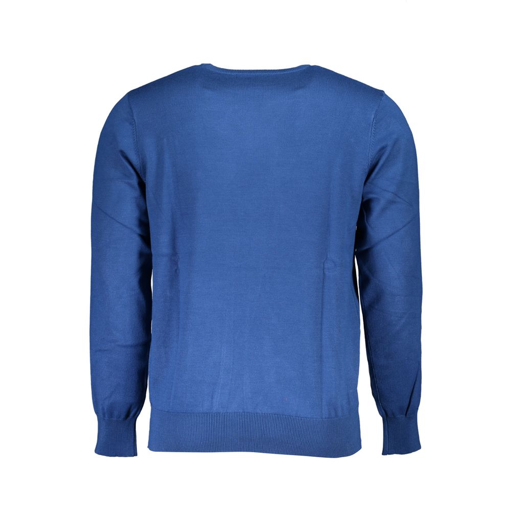 Blue Nylon Sweater