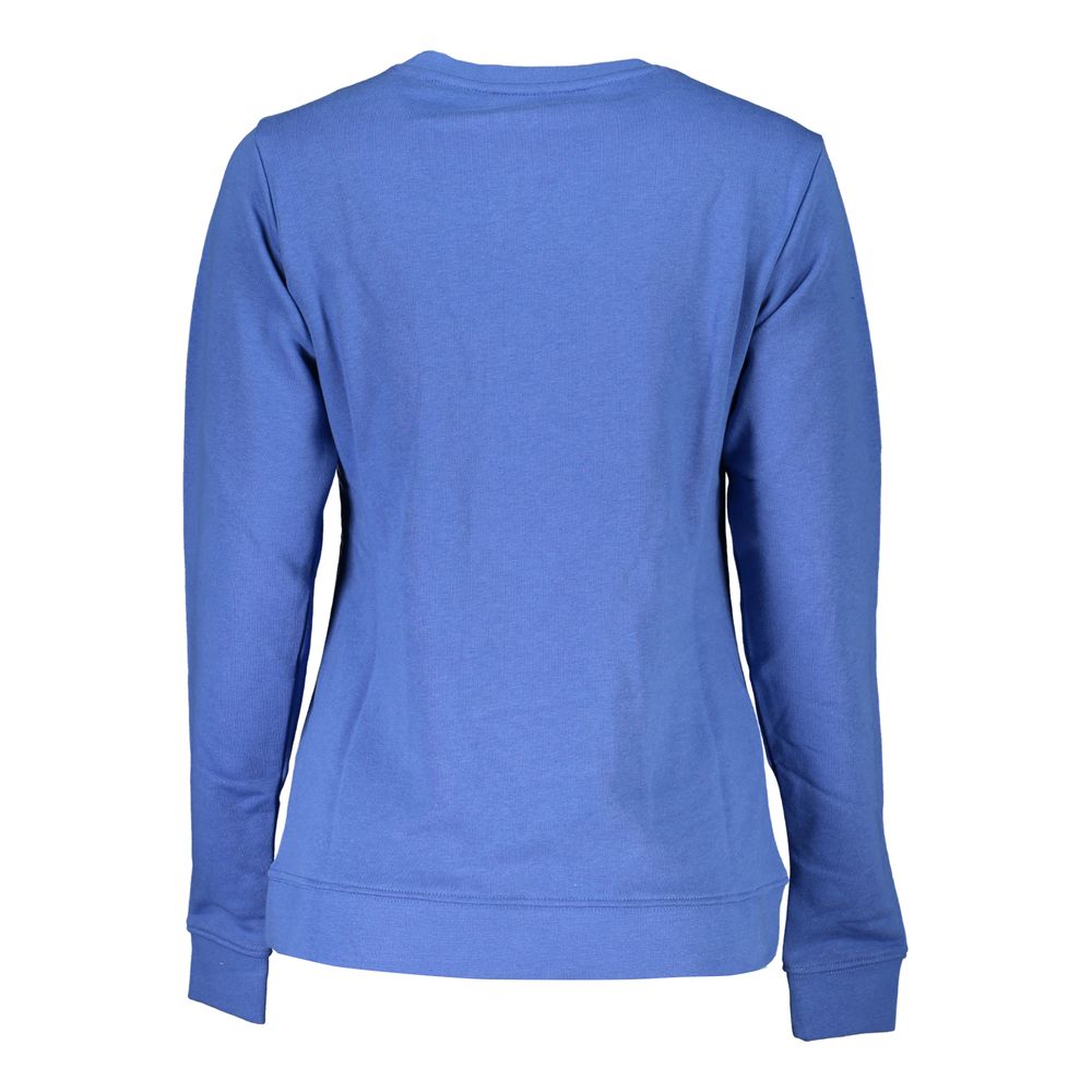 Cavalli Class Women's Blue Cotton Logo Sweater