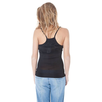 Black Viscose Tops & T-Shirt - The Luxe Alliance