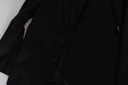 Black Slim Jacket Coat Blazer MARTINI